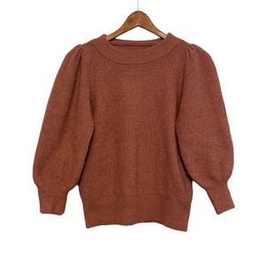 Vero Moda Pink Puff 3/4 Sleeve Pullover Sweater‎ Jumper Size XS